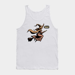 Enchanting witch cast spells with mystical grace Tank Top